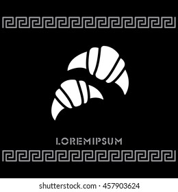 Web line icon. Croissants