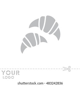Web line icon. Croissants