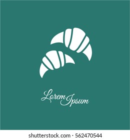 Web line icon. Croissants