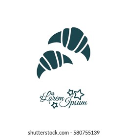 Web line icon. Croissants