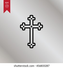 Web line icon. Cross