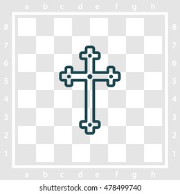 Web line icon. Cross