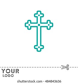 Web line icon. Cross