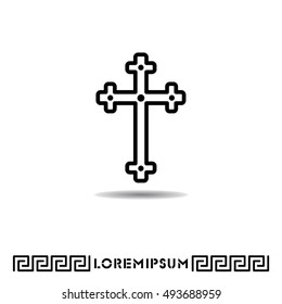 Web line icon. Cross