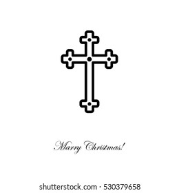 Web line icon. Cross