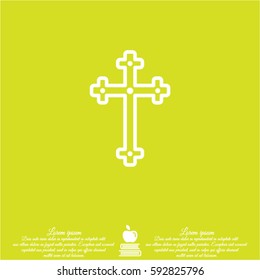 Web line icon. Cross