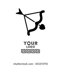 Web line icon. Cupid's arrow.