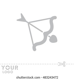 Web line icon. Cupid's arrow.