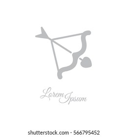 Web line icon. Cupid's arrow.