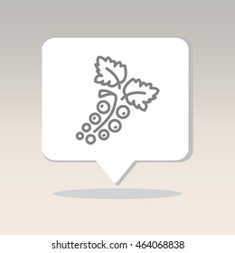 Web line icon. Currants