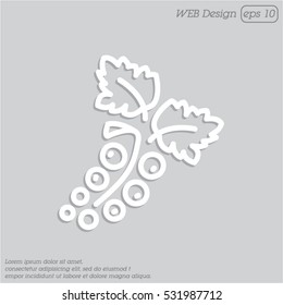 Web line icon. Currants