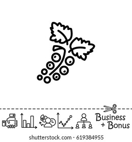 Web line icon. Currants