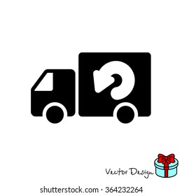 Web line icon. Delivery