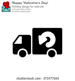 Web line icon. Delivery