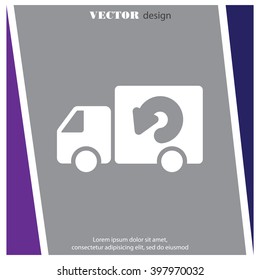 Web line icon. Delivery