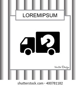 Web line icon. Delivery