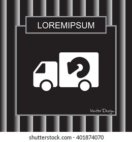 Web line icon. Delivery