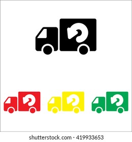 Web line icon. Delivery