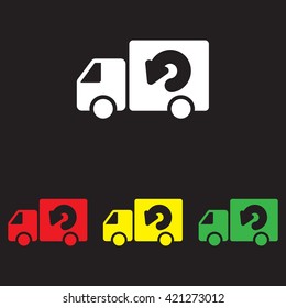 Web line icon. Delivery