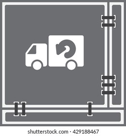 Web line icon. Delivery