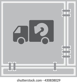 Web line icon. Delivery