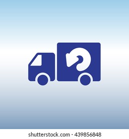 Web line icon. Delivery