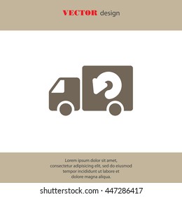 Web line icon. Delivery