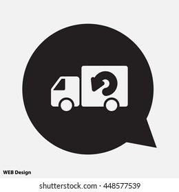 Web line icon. Delivery