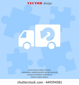 Web line icon. Delivery