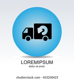 Web line icon. Delivery