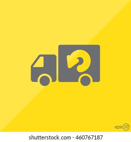 Web line icon. Delivery