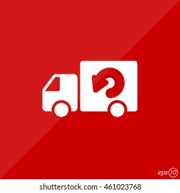 Web line icon. Delivery