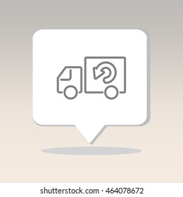 Web line icon. Delivery