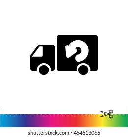 Web line icon. Delivery