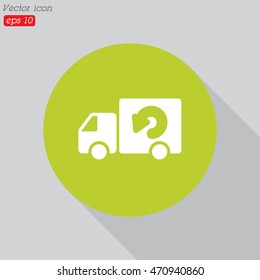 Web line icon. Delivery