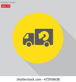 Web line icon. Delivery