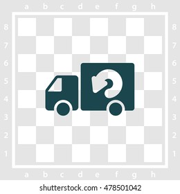 Web line icon. Delivery