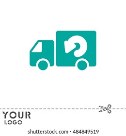 Web line icon. Delivery