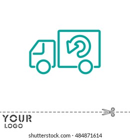 Web line icon. Delivery