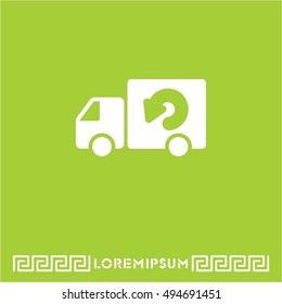 Web line icon. Delivery