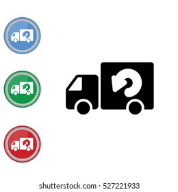 Web line icon. Delivery