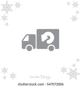 Web line icon. Delivery