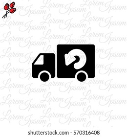 Web line icon. Delivery
