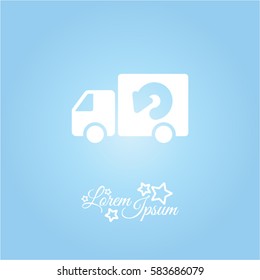Web line icon. Delivery