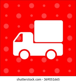 Web line icon. Delivery, truck