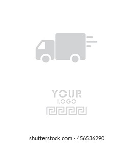 Web line icon. Delivery, truck