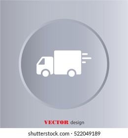 Web line icon. Delivery, truck