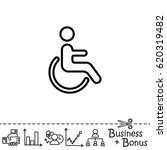 Web line icon. Disabled