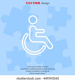 Web line icon. Disabled