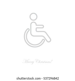 Web line icon. Disabled